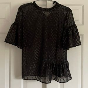 Sheer H and M blouse